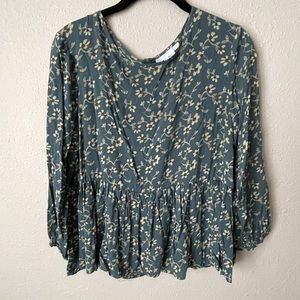 Urban Outfitters floral babydoll top